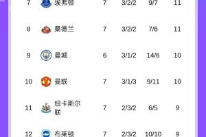 無不敗球隊(duì)！英超積分榜：水晶宮吞賽季首敗仍第5，曼城稍后出戰(zhàn)