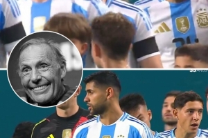 羅梅羅在比賽中戴黑色袖標(biāo)，悼念去世的博卡主帥魯索