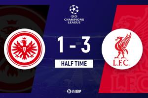 半場-利物浦暫3-1法蘭克福 埃基蒂克破舊主范迪克&科納特角球破門