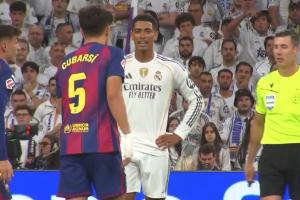 佩德里要求給貝林紅牌，貝林厄姆：內格雷拉來了也不行