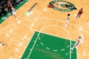 投瘋了！米切爾調(diào)高弧頂三分再中 個人三分球5中5