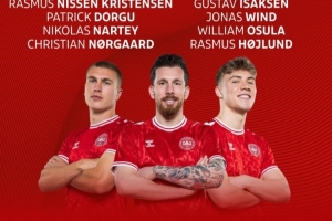 丹麥世預(yù)賽名單：小舒梅切爾、埃里克森領(lǐng)銜，霍伊倫、多爾古在列