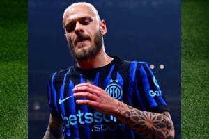 送出助攻！迪馬爾科當(dāng)選對陣?yán)R奧一役國米隊內(nèi)最佳球員