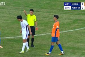 中足聯官方：津門虎球員陳哲宣辱罵裁判員，禁賽5場罰款5萬