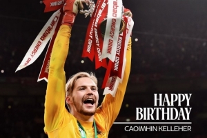 利物浦祝凱萊赫27歲生日快樂，效力期間出戰67場丟79球