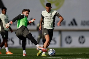 備戰曼城！皇馬官方曬訓練圖：卡馬文加、塞巴略斯在列